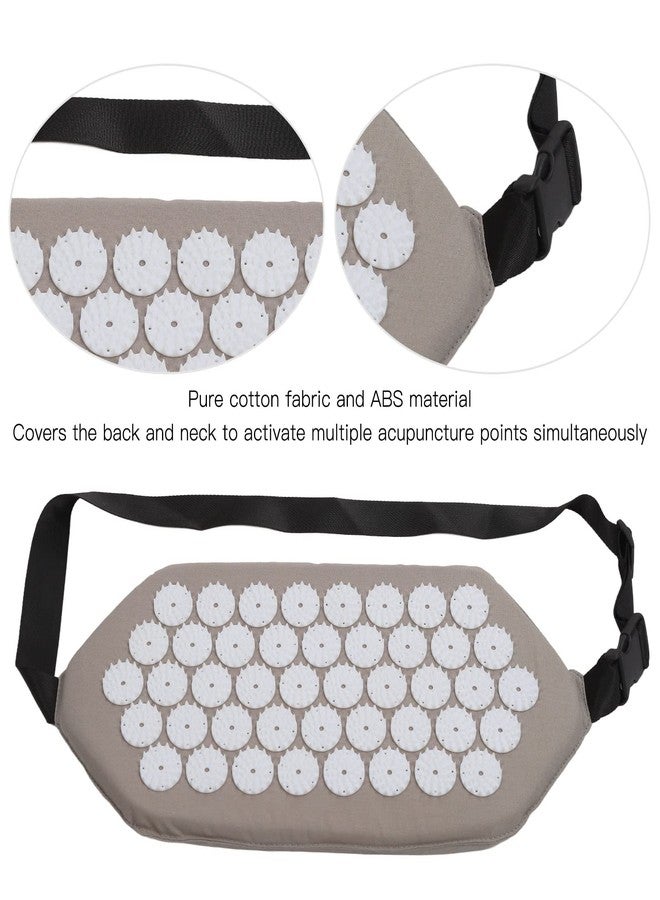 ZJchao Acupressure Set, Acupressure Massage Belts Wrap Acupuncture Massage Belt Stress Reduce Pain Reduce Waist Acupuncture Mat for Home Outdoor Adults Women Man Back Pain Strap - Image 4